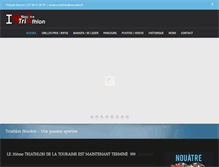 Tablet Screenshot of nouatre-triathlon.com